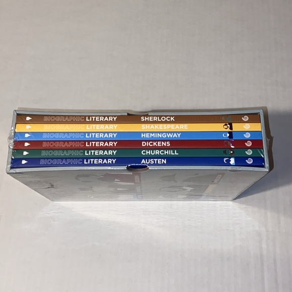 Ammonite Press Biographic Literary 6 Book Set Churchill, Austen And Others - Picture 4 of 8